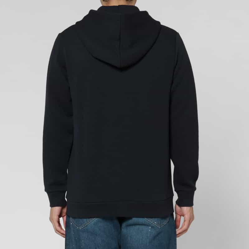 BARNEYS NEW YORK ジャガードバイアス生地ジップアップパーカー NAVY