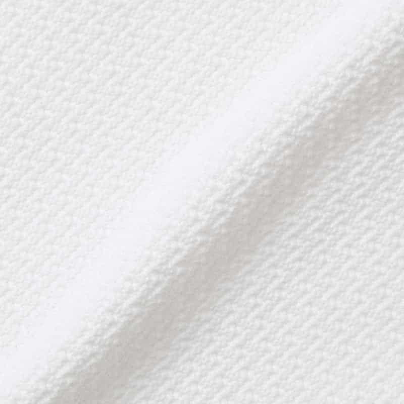 BARNEYS NEW YORK ヘリンボーンリンクス ライダースジップアップニットブルゾン WHITE