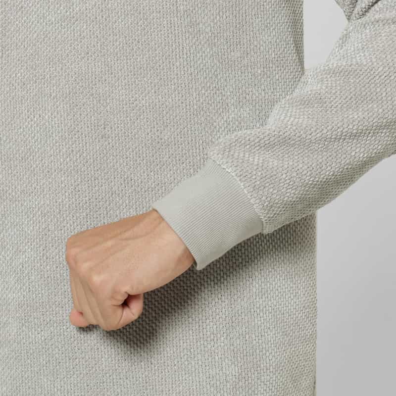 BARNEYS NEW YORK カノコモールクルーネックカットソー LIGHT GRAY