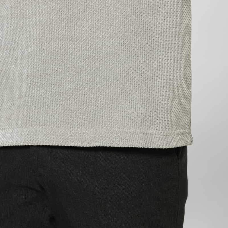 BARNEYS NEW YORK カノコモールクルーネックカットソー LIGHT GRAY