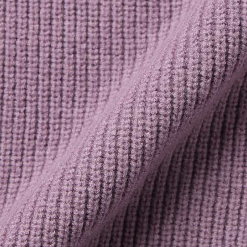 BARNEYS NEW YORK シングルスリーブクルーネックニットプルオーバー PURPLE