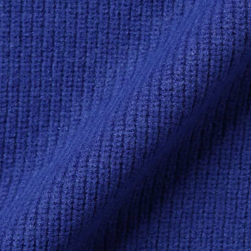 BARNEYS NEW YORK ハーフジップニットプルオーバー BLUE