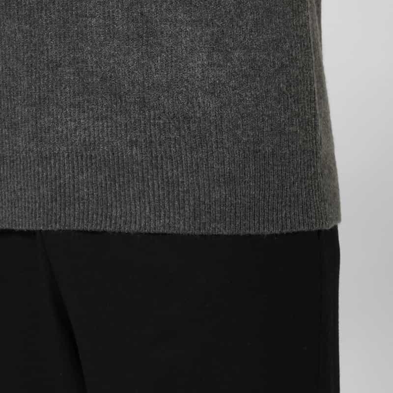 BARNEYS NEW YORK ハーフジップニットプルオーバー GRAY