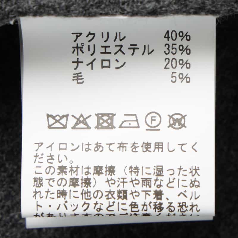 BARNEYS NEW YORK ダブルブレストニットジャケット GRAY