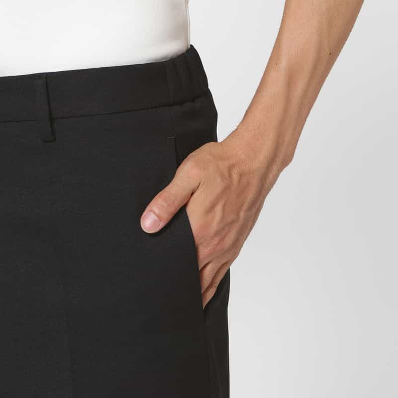 JIL SANDER JIL SANDER＜ジル サンダー＞ イージーストレートパンツ BLACK