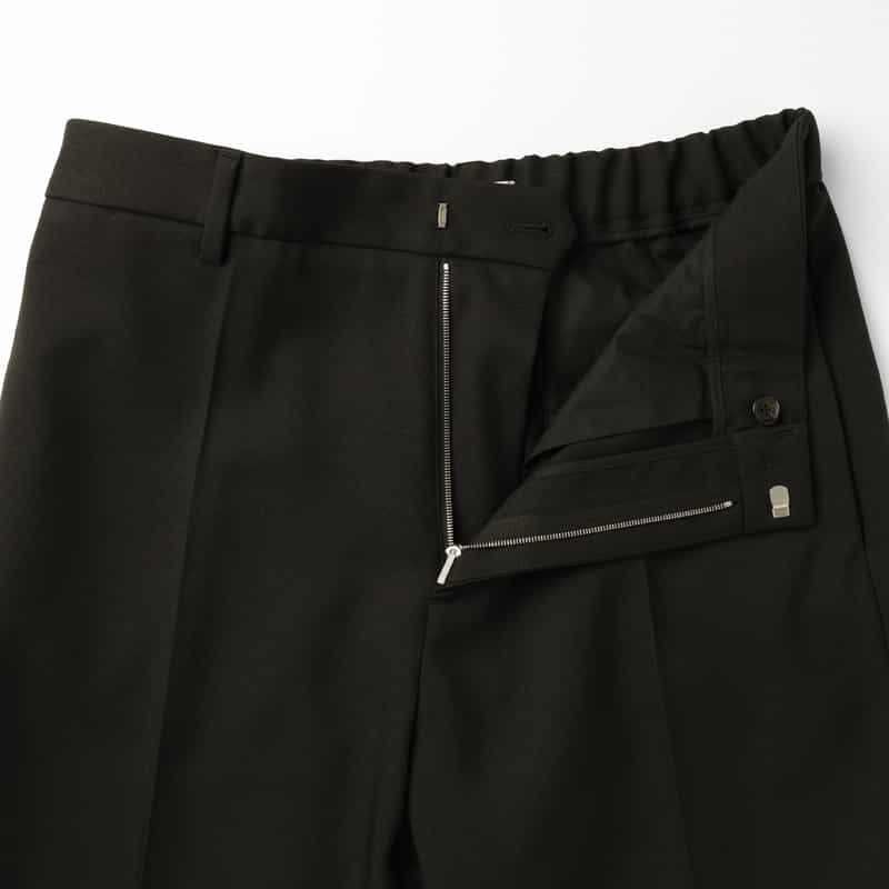 JIL SANDER JIL SANDER＜ジル サンダー＞ イージーストレートパンツ BLACK