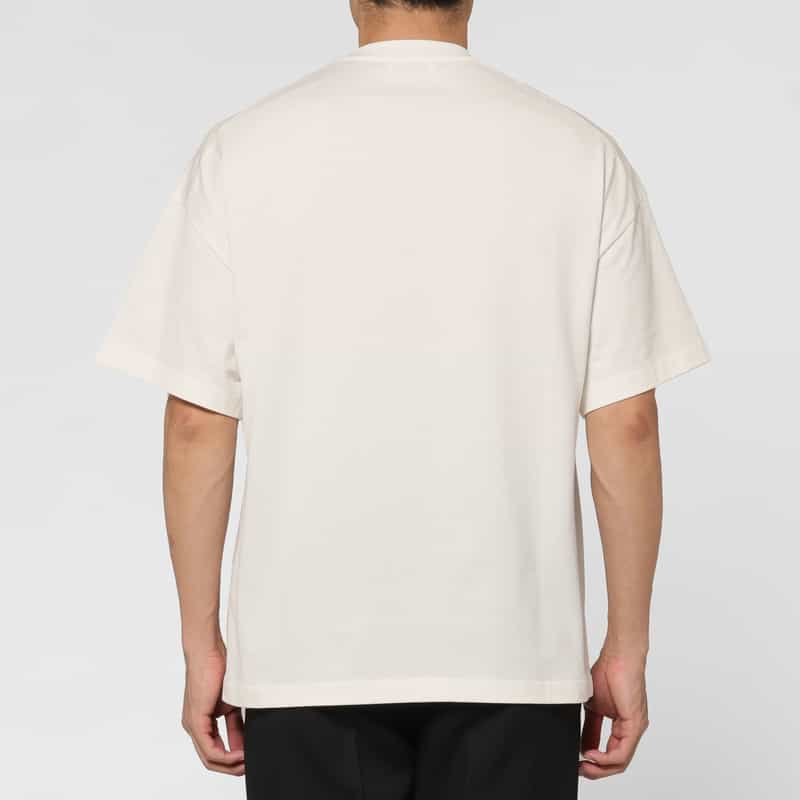 JIL SANDER JIL SANDER＜ジル サンダー＞ ロゴ入りクルーネックTシャツ WHITE
