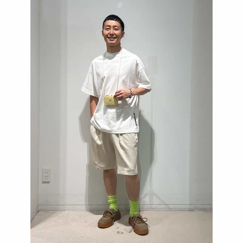 JIL SANDER JIL SANDER＜ジル サンダー＞ ロゴ入りクルーネックTシャツ WHITE
