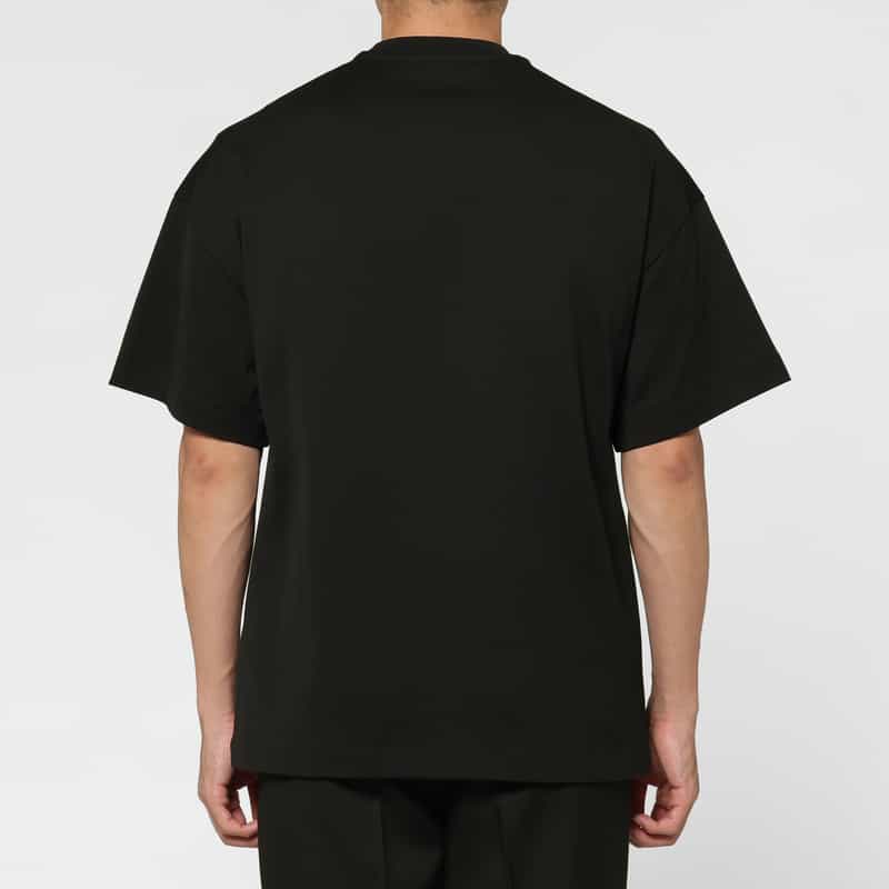 JIL SANDER JIL SANDER＜ジル サンダー＞ ロゴ入りクルーネックTシャツ BLACK