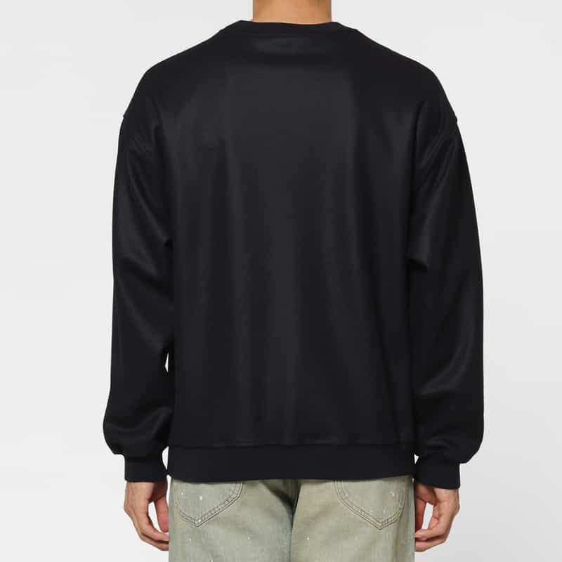 JIL SANDER JIL SANDER＜ジル サンダー＞ ウール素材スウェットプルオーバー NAVY