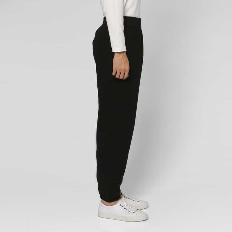 JIL SANDER JIL SANDER＜ジル サンダー＞ ロゴ入りスウェットパンツ BLACK