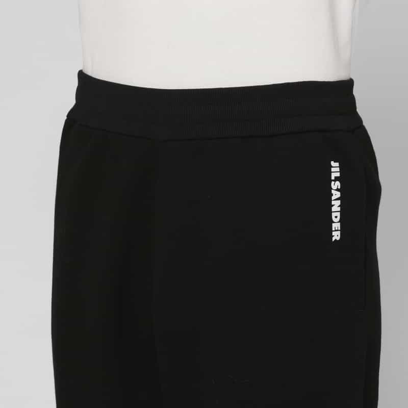 JIL SANDER JIL SANDER＜ジル サンダー＞ ロゴ入りスウェットパンツ BLACK