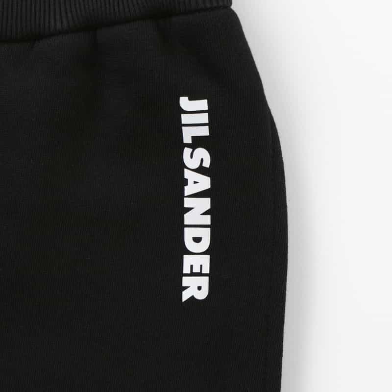 JIL SANDER JIL SANDER＜ジル サンダー＞ ロゴ入りスウェットパンツ BLACK