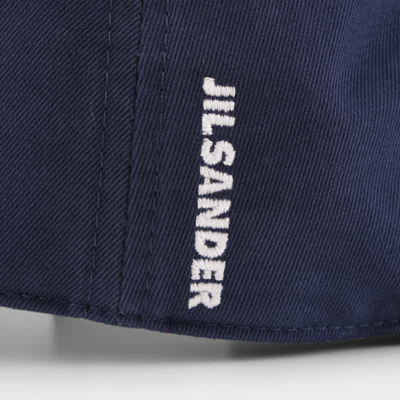 JIL SANDER JIL SANDER＜ジル サンダー＞ ロゴ入りベースボールキャップ NAVY