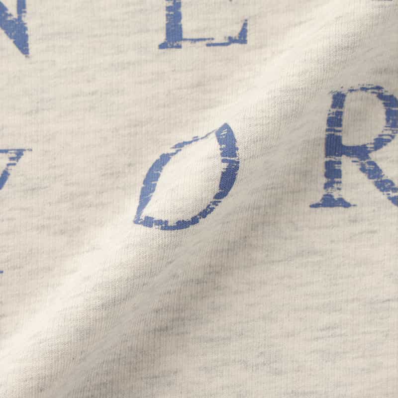 BARNEYS NEW YORK ロゴプリント入りTシャツ WHITE
