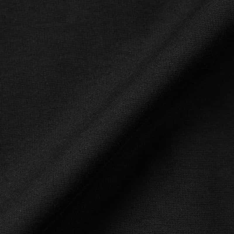 BARNEYS NEW YORK ワンポイントロゴ入りジップアップパーカー BLACK