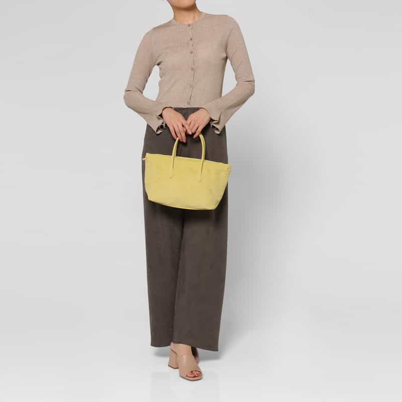 MARY AL TERNA MARY AL TERNA ＜メアリオルターナ＞ ハンドバッグ "WRING" YELLOW