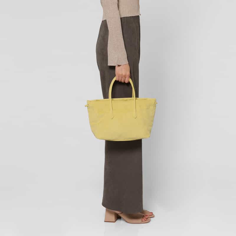 MARY AL TERNA MARY AL TERNA ＜メアリオルターナ＞ ハンドバッグ "WRING" YELLOW