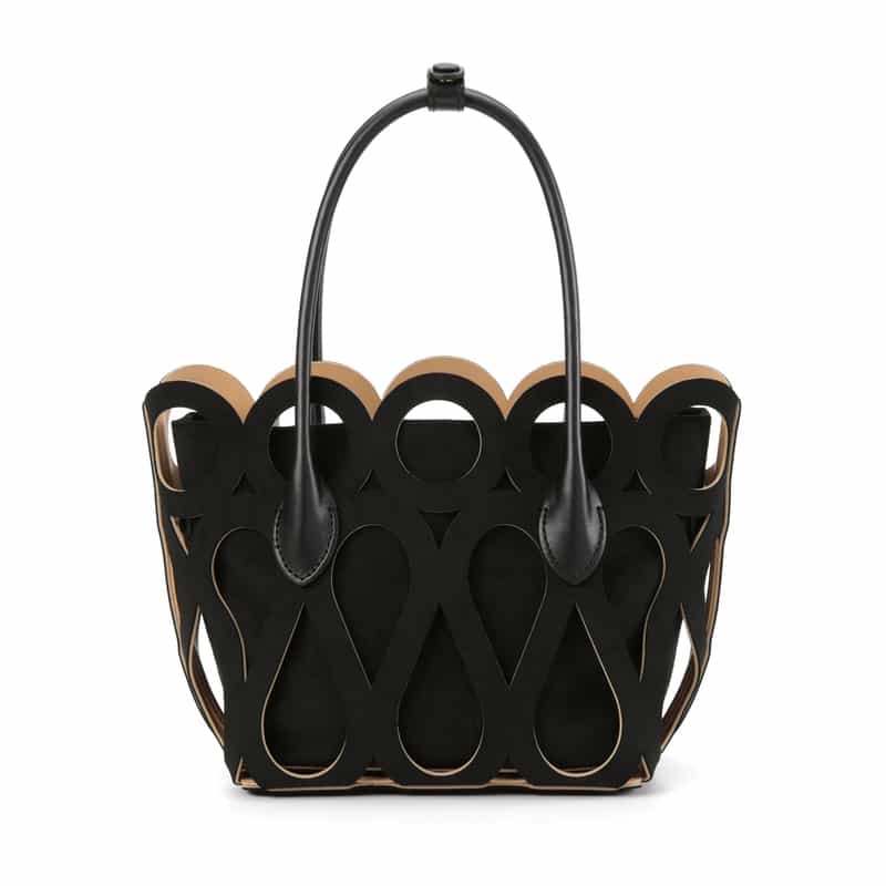 MARY AL TERNA MARYALTERNA ＜メアリオルターナ＞ ミニハンドバッグ “MAZE“ BLACK