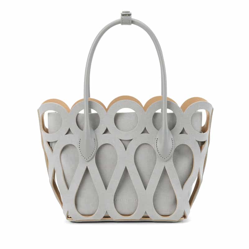 MARY AL TERNA MARYALTERNA ＜メアリオルターナ＞ バーニーズ　ニューヨーク限定ミニハンドバッグ “MAZE“ LIGHT GRAY