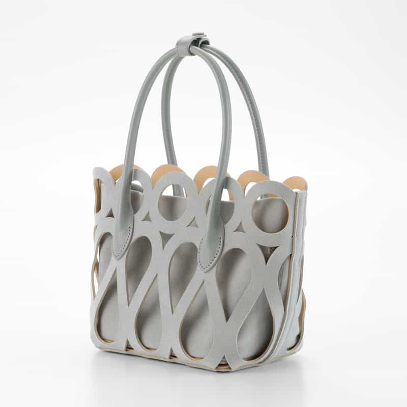 MARY AL TERNA MARYALTERNA ＜メアリオルターナ＞ バーニーズ　ニューヨーク限定ミニハンドバッグ “MAZE“ LIGHT GRAY