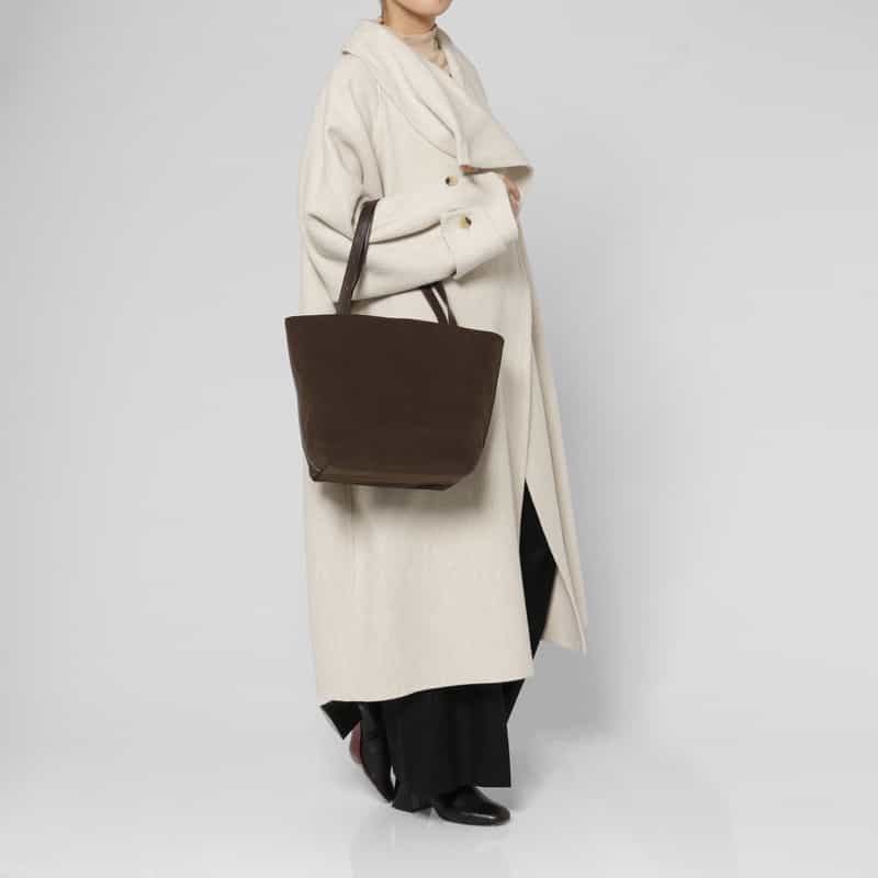 MARY AL TERNA MARY AL TERNA ＜メアリオルターナ＞ トートバッグ "AZUMA" （M） DARK BROWN