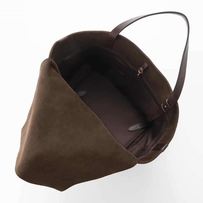 MARY AL TERNA MARY AL TERNA ＜メアリオルターナ＞ トートバッグ "AZUMA" （M） DARK BROWN