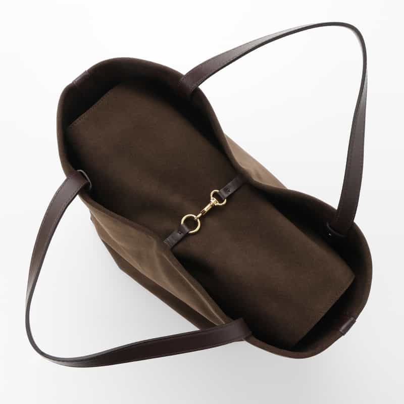 MARY AL TERNA MARY AL TERNA ＜メアリオルターナ＞ トートバッグ "AZUMA" （M） DARK BROWN