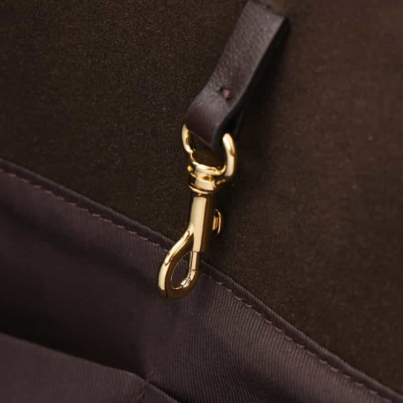 MARY AL TERNA MARY AL TERNA ＜メアリオルターナ＞ トートバッグ "AZUMA" （M） DARK BROWN