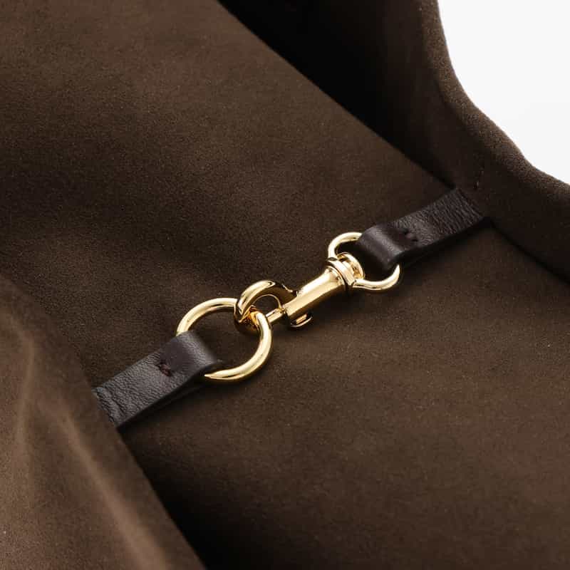 MARY AL TERNA MARY AL TERNA ＜メアリオルターナ＞ トートバッグ "AZUMA" （M） DARK BROWN