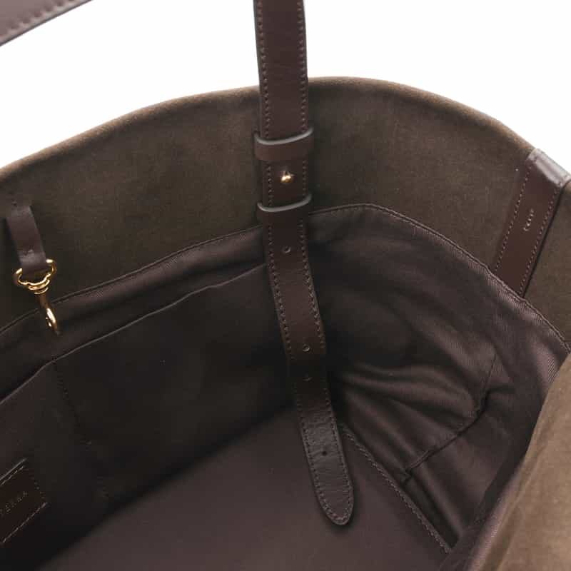 MARY AL TERNA MARY AL TERNA ＜メアリオルターナ＞ トートバッグ "AZUMA" （M） DARK BROWN