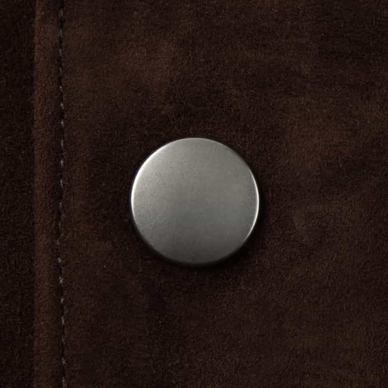 BARNEYS NEW YORK ラムスエード素材ウエスタンジャケット BROWN
