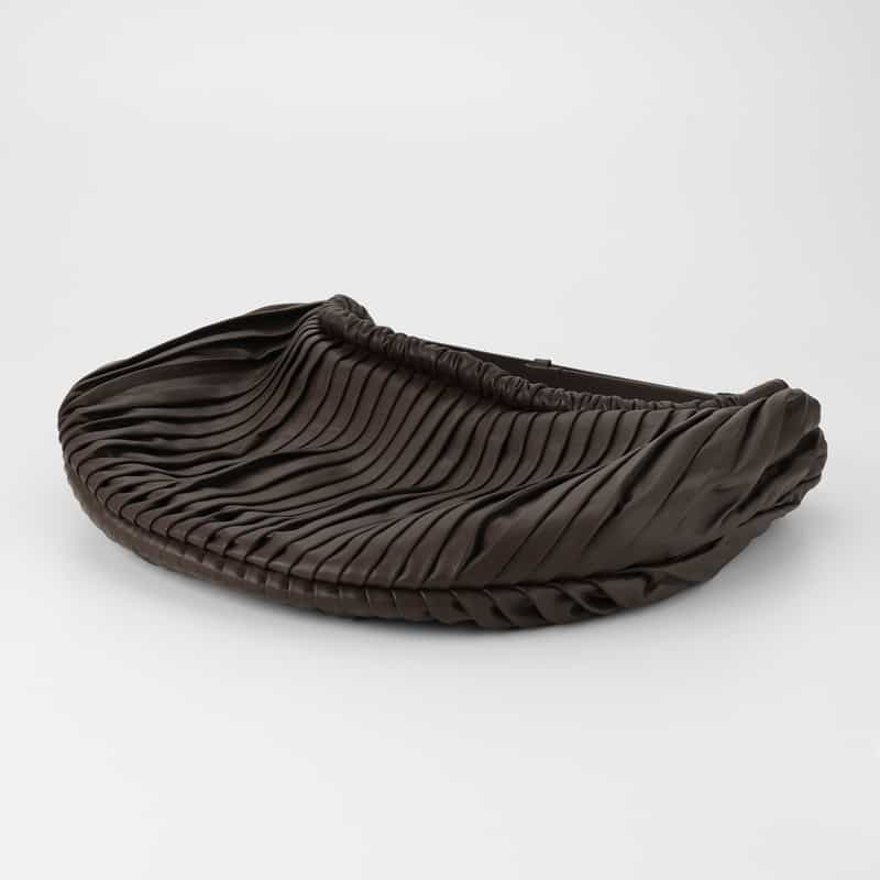 BOGKI BOGKI ＜ボクギ＞ プリーツショルダーバッグ BROWN