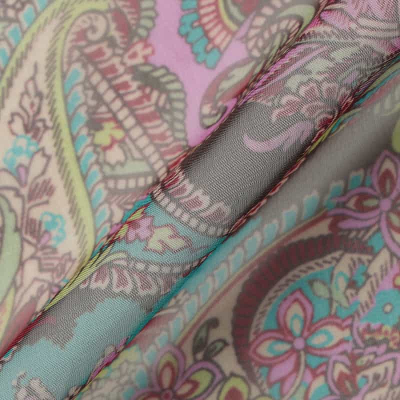 CORCOVADO CORCOVADO ＜コルコバード＞ ペイズリー柄シフォンドレス PINK