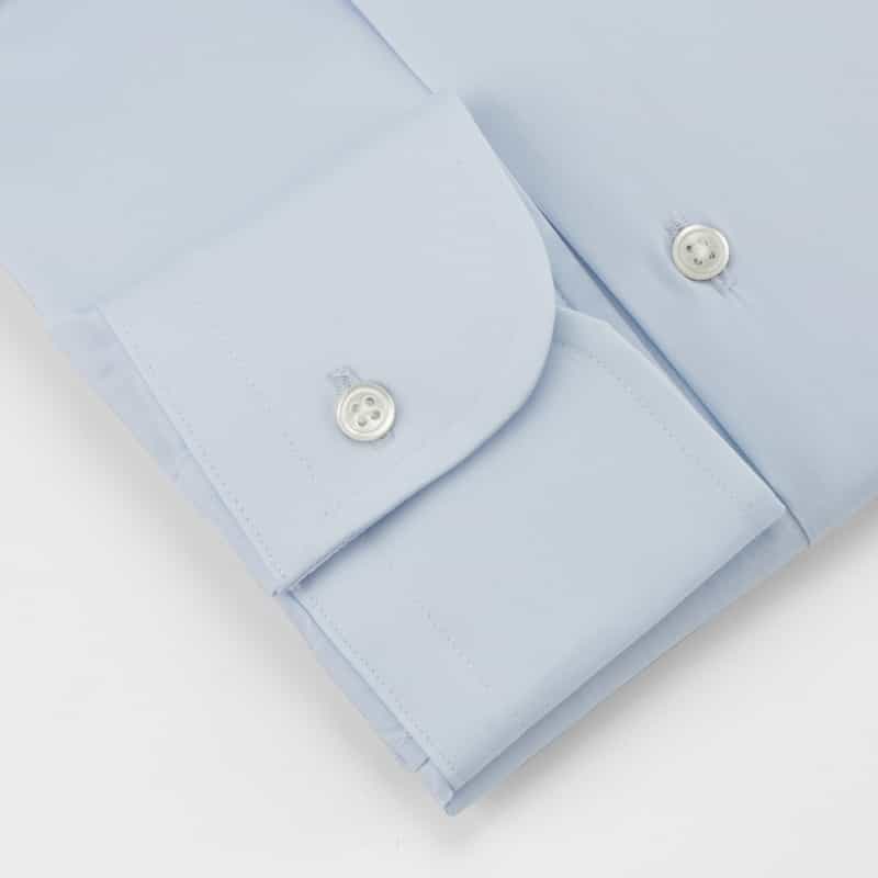 BARNEYS NEW YORK ストレッチ素材ドレスシャツ LIGHT BLUE