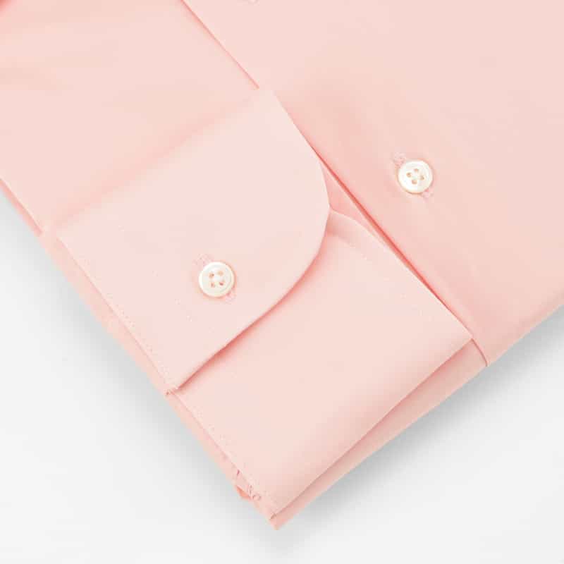 BARNEYS NEW YORK ストレッチ素材ドレスシャツ PINK