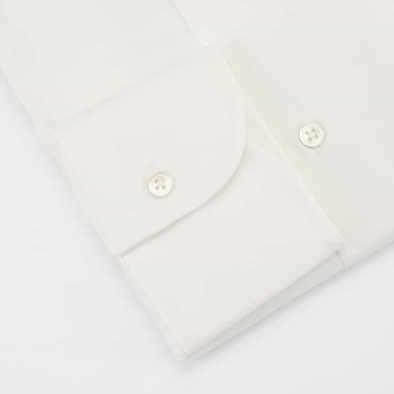 BARNEYS NEW YORK ストレッチ素材ドレスシャツ WHITE