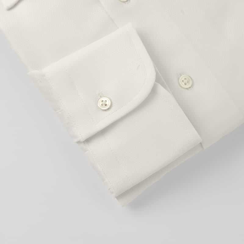 BARNEYS NEW YORK ワイドカラードレスシャツ WHITE