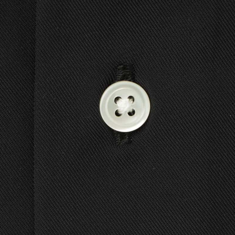 BARNEYS NEW YORK ストレッチ素材ドレスシャツ BLACK