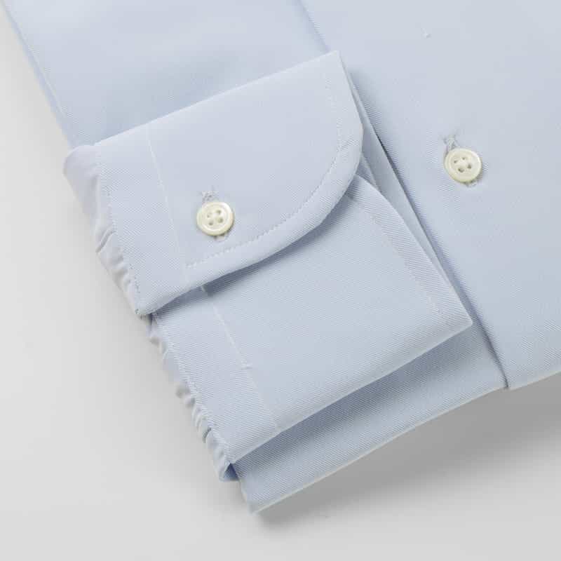 BARNEYS NEW YORK ストレッチ素材ドレスシャツ LIGHT BLUE