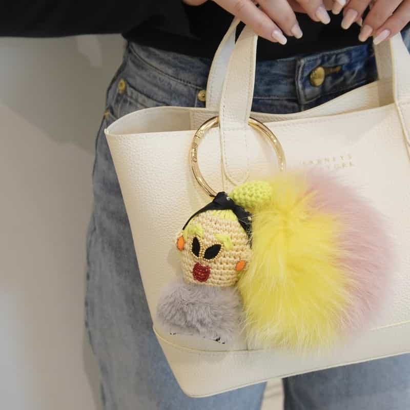 CLASKY CLASKY＜クラスキー＞ バーニーズ　ニューヨーク限定 バッグチャーム YELLOW