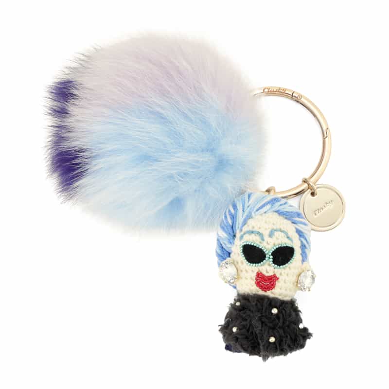 CLASKY CLASKY＜クラスキー＞ バーニーズ　ニューヨーク限定 バッグチャーム LIGHT BLUE