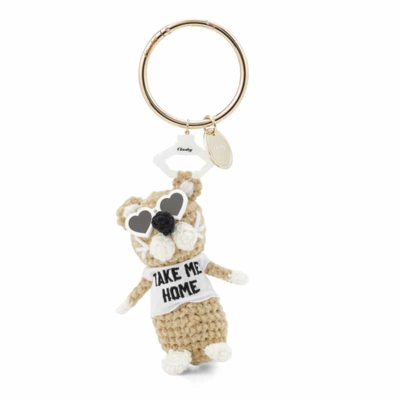 CLASKY CLASKY＜クラスキー＞ バーニーズ　ニューヨーク限定 バッグチャーム WHITE