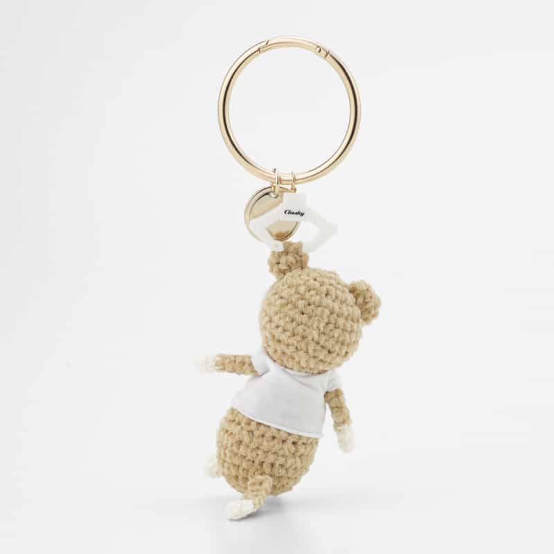 CLASKY CLASKY＜クラスキー＞ バーニーズ　ニューヨーク限定 バッグチャーム WHITE