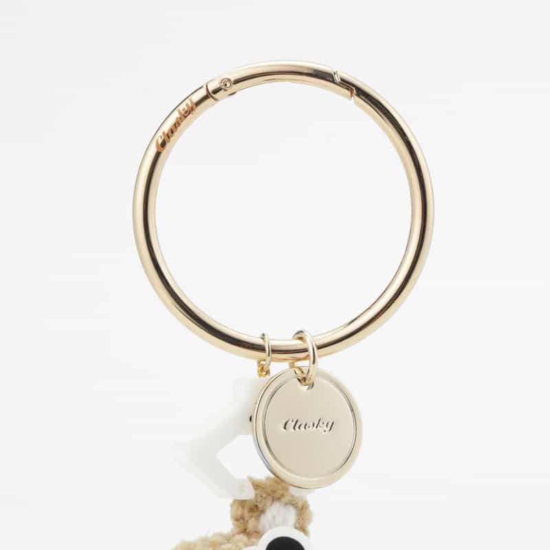 CLASKY CLASKY＜クラスキー＞ バーニーズ　ニューヨーク限定 バッグチャーム WHITE