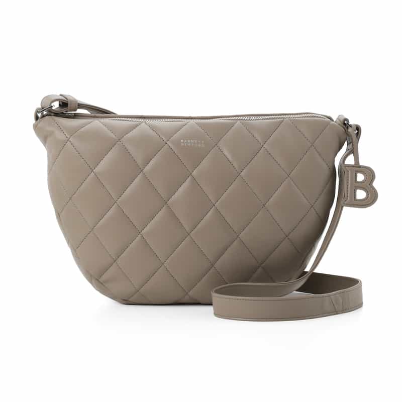 BARNEYS NEW YORK キルトレザー ショルダーバッグ BEIGE