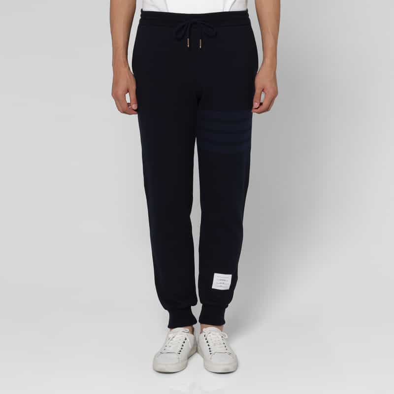 THOM BROWNE THOM BROWNE＜トム ブラウン＞ スウェットパンツ NAVY