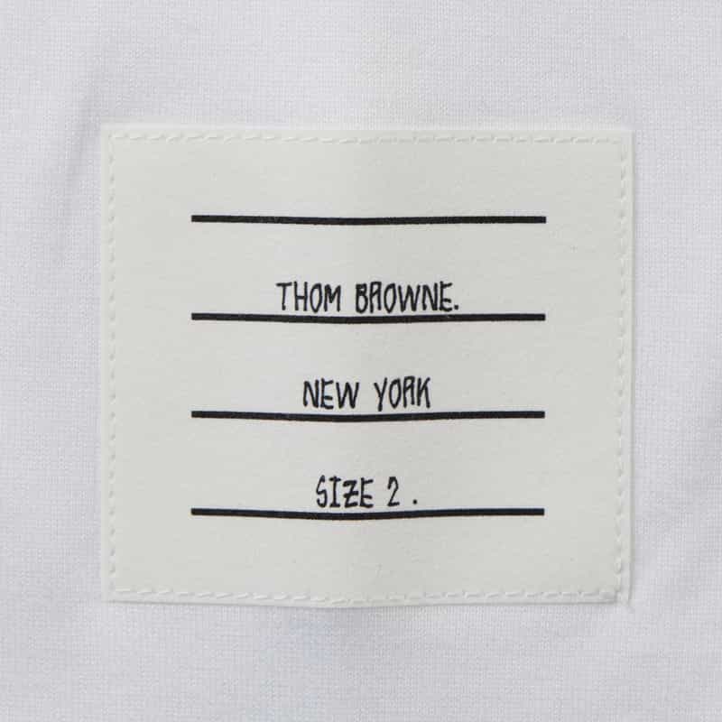 THOM BROWNE THOM BROWNE＜トム ブラウン＞ ポケット付きTシャツ WHITE