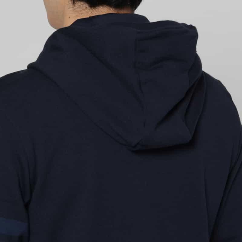 THOM BROWNE THOM BROWNE＜トム ブラウン＞ 4BERジップアップスウェットパーカー NAVY