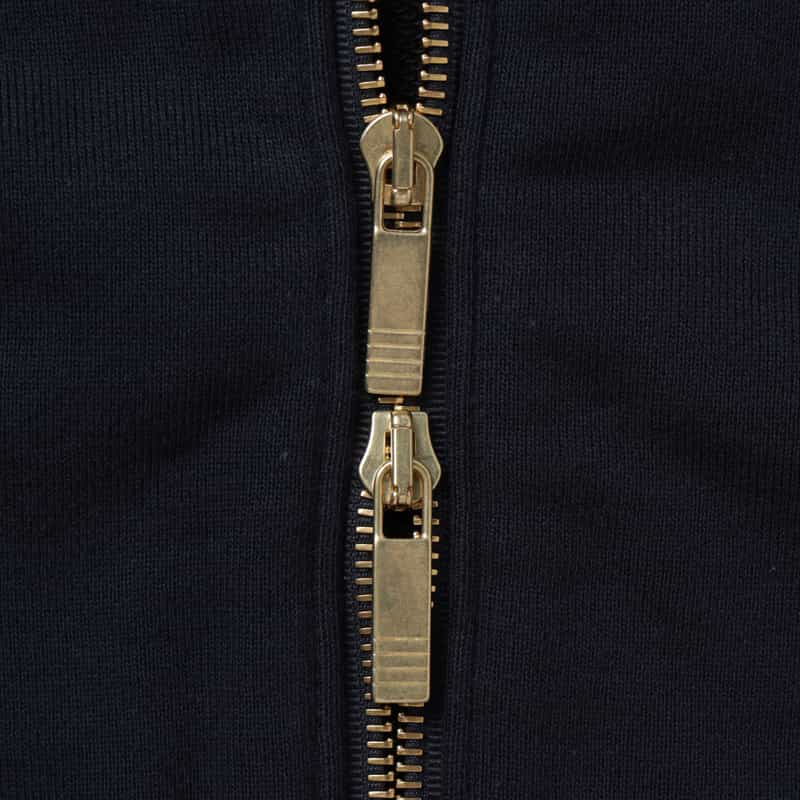 THOM BROWNE THOM BROWNE＜トム ブラウン＞ 4BERジップアップスウェットパーカー NAVY